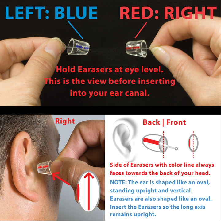 EARasers SB1M Musicians Ear Plugs Medium 4