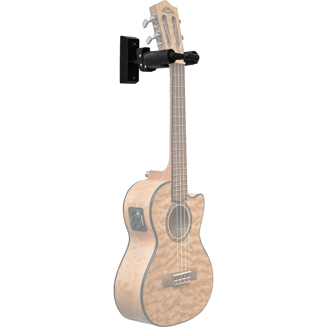 Hercules GSP38WBBKPLUS Black ABS Wall Mount Guitar Hanger with Auto Grip System