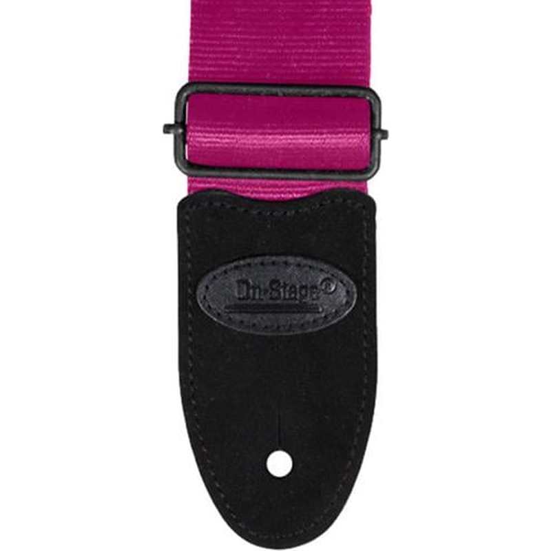 Onstage GSA20PK Seatbelt Guitar Strap (Pink)