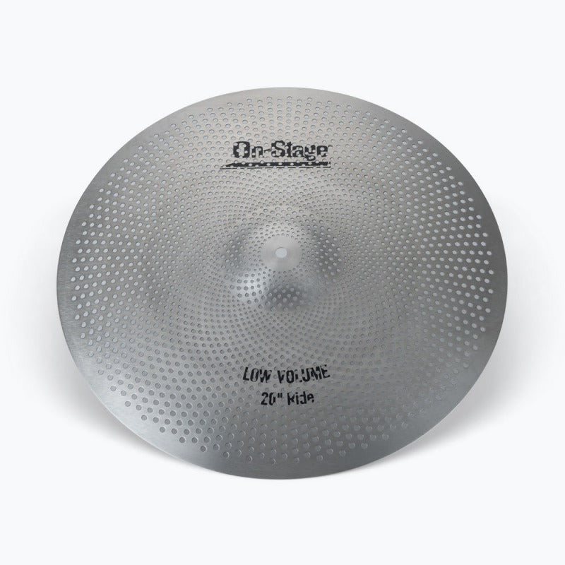 Onstage LVCP5000 Low Volume Cymbals - Stainless Steel
