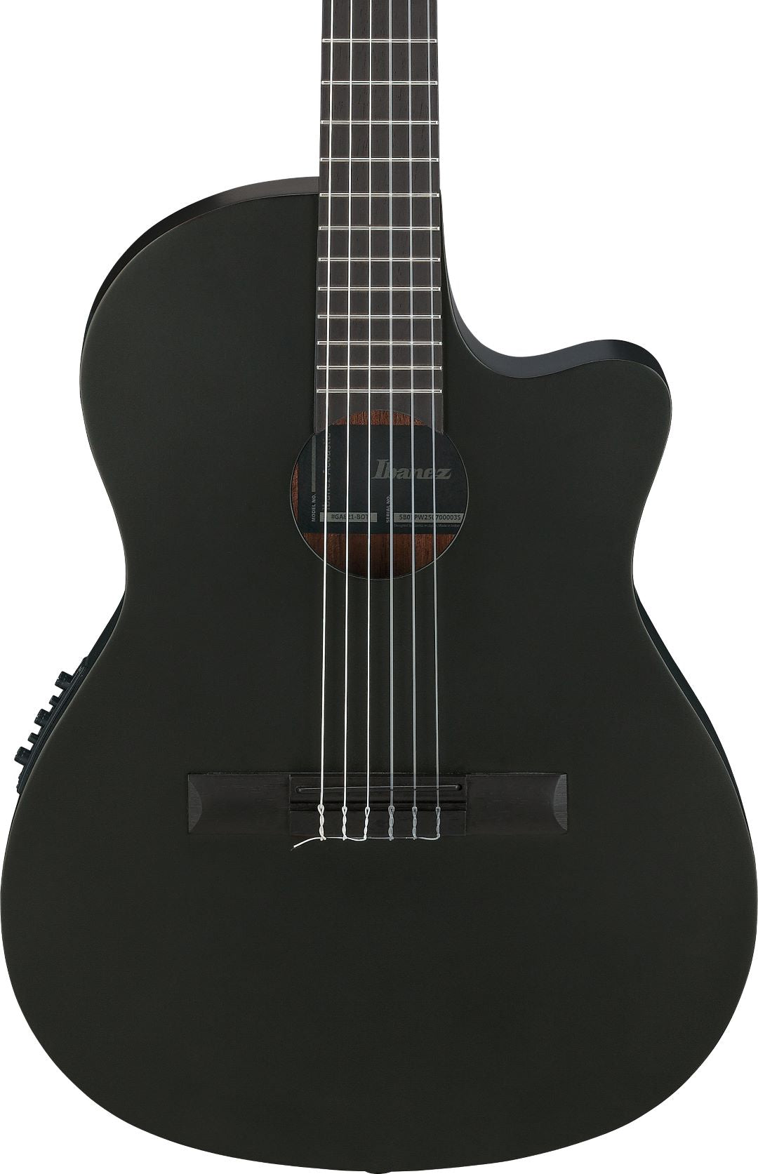 Ibanez GA621BOT Classical Acoustic Electric Guitar - Black Out