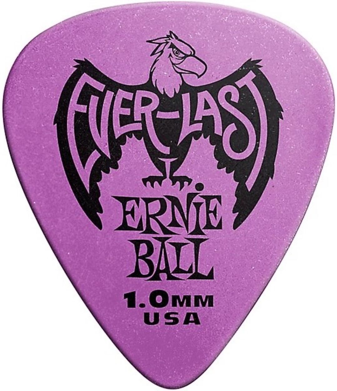 Ernie Ball 1.0mm Everlast Delrin Guitar Picks - Purple (12 Pack)