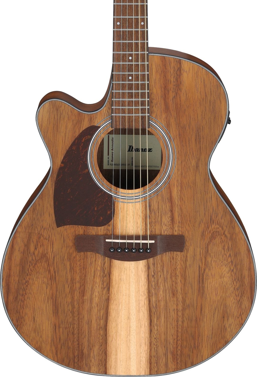 Ibanez PC50WSLCEOPB Left-Handed Acoustic Electric Guitar - Open Pore Brown