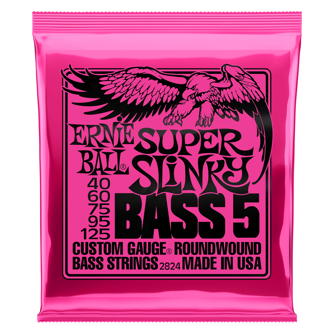 Ernie Ball 2824 Super Slinky 40-125 5-String Bass String Set