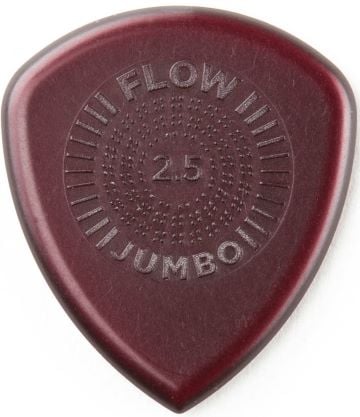 Dunlop 547P250 Flow Jumbo Grip Guitar Picks - 2.5mm (3 Pack)