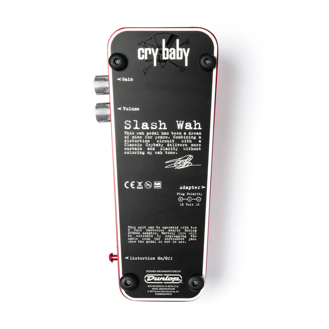 Dunlop SW-95 Crybaby Slash Wah Crybaby Pedal