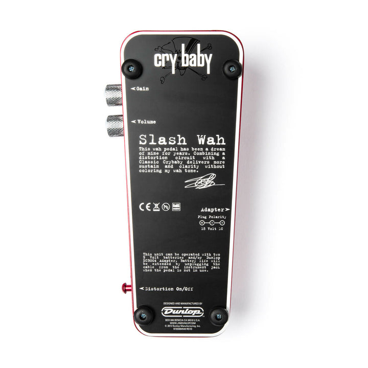 Dunlop SW-95 Crybaby Slash Wah Crybaby Pedal