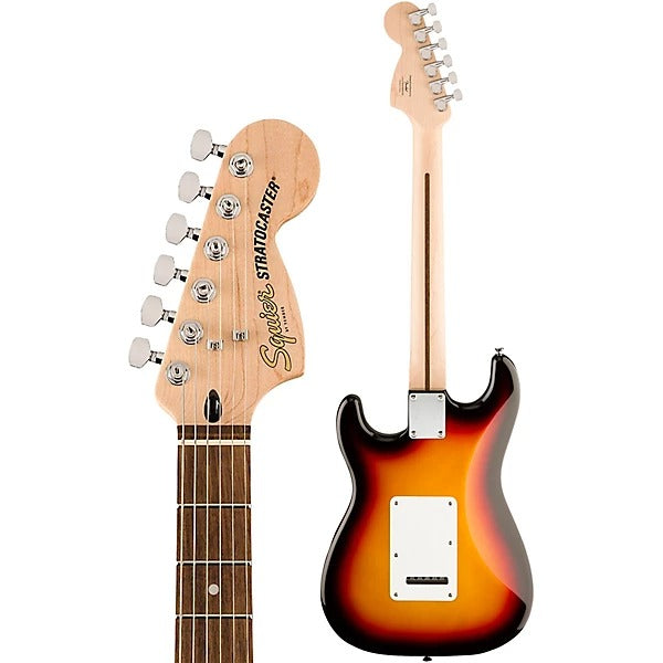 Squier Affinity Series Stratocaster Junior HSS Electric Guitar - 3 Color Sunburst 4
