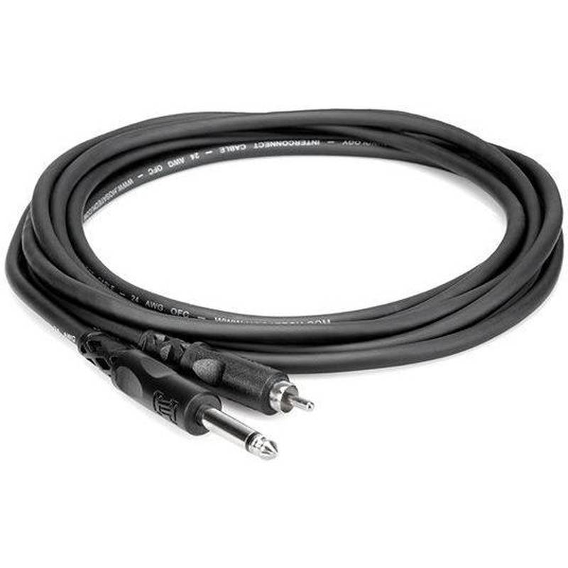 Hosa CPR105 RCA (Mono) - 1/4" (Mono) Cable 5'
