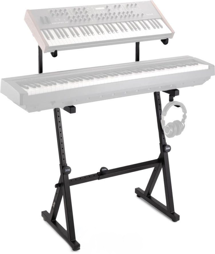 On-Stage KS1365 Z Keyboard Stand - With Second Tier 2