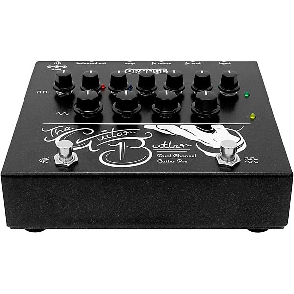 Orange Guitar Butler Dual Channel Guitar Preamp Effects Pedal - Black 5