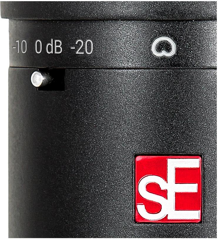 sE Electronics SE2200 Large Diaphragm Cardioid Condenser Mic with Shockmount & Filter 3