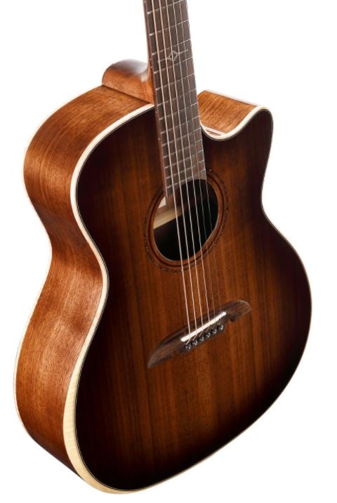 Alvarez AGW77CE Deluxe Grand Auditorium Acoustic Electric Guitar - Shadowburst
