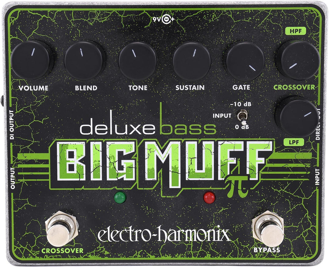 Electro-Harmonix Deluxe Bass Big Muff Pi Bass Distortion Effects Pedal