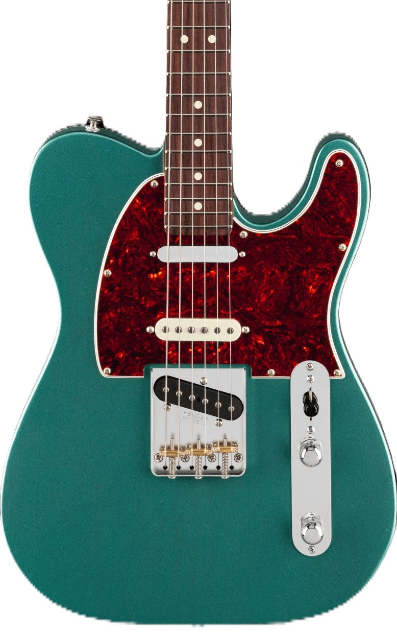 Fender American Professional Classic Telecaster SSS Electric Guitar - Faded Sherwood Green Metallic