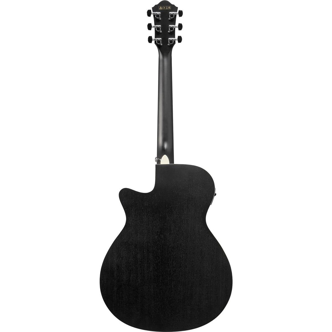 Ibanez AEG7MHWK Acoustic-Electric Guitar Weathered Black Open Pore 10