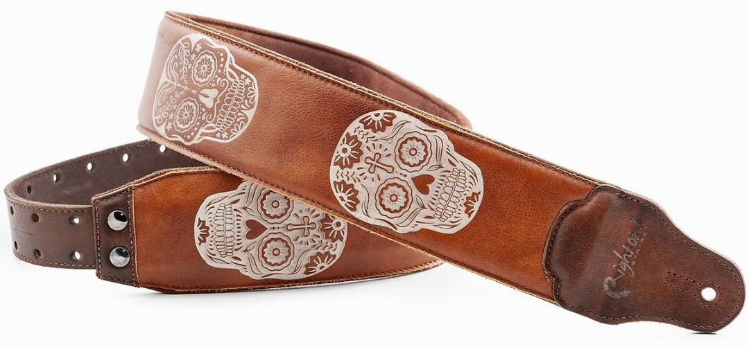 RightOn! Leathercraft Sugar Woody Guitar Strap