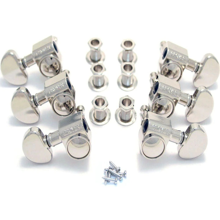Grover 102N Original Rotomatic Tuning Machines Set - Nickel