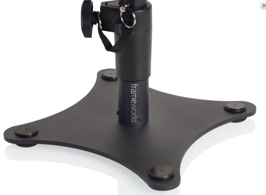 Gator Frameworks GFWSPKSTMNDSK Desktop Studio Monitor Stands Adjustable Height [pair]