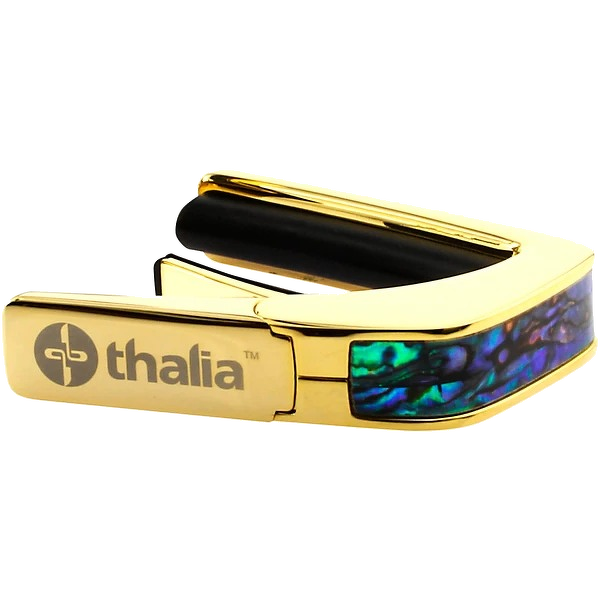 Thalia Capo - 24K Gold Finish with Blue Abalone Inlay