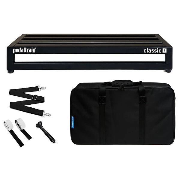 Pedaltrain Classic 2 Pedalboard - With Soft Case and Accessories