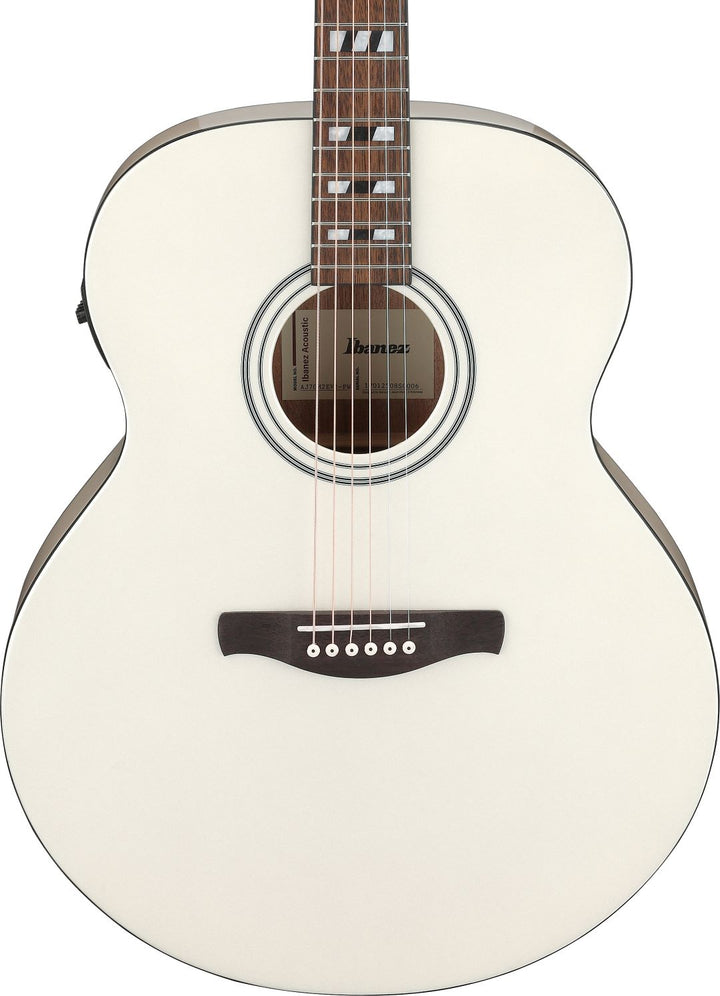 Ibanez AJ70M2EPW Acoustic Electric Guitar - Pearl White High Gloss