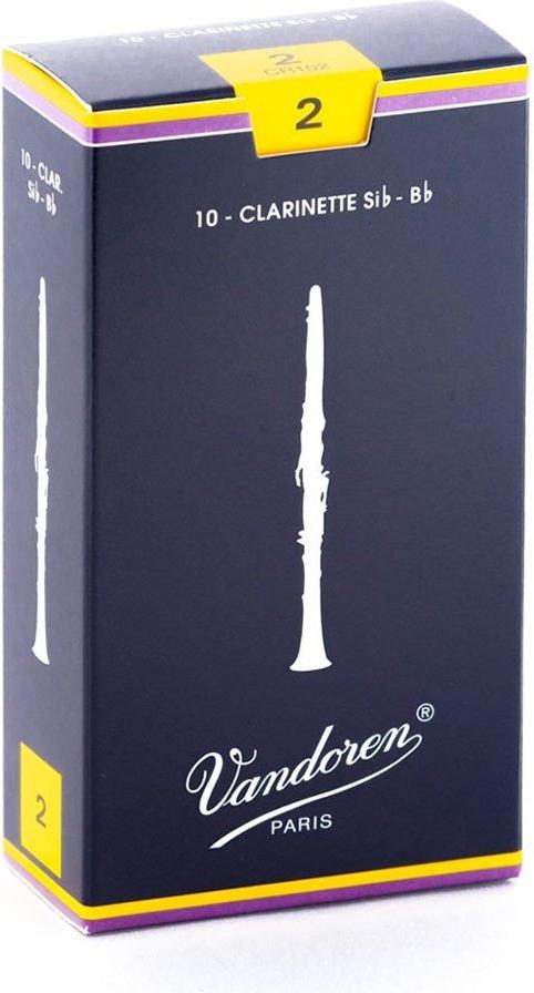 Vandoren 2.0 Traditional Clarinet Reeds (Box of 10)