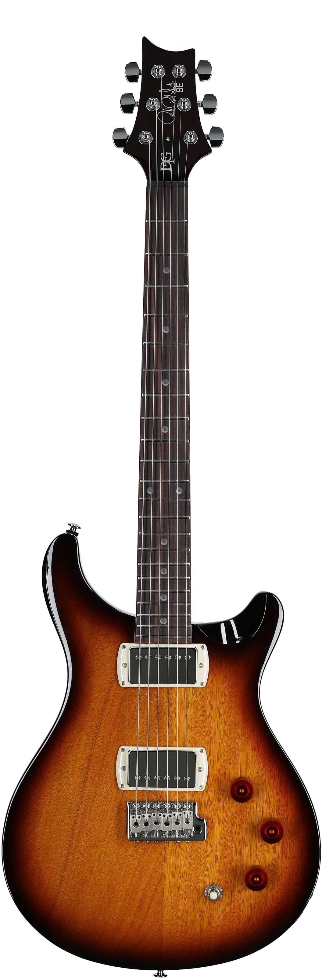 PRS SE DGT Standard David Grissom Electric Guitar - Tobacco Sunburst 7