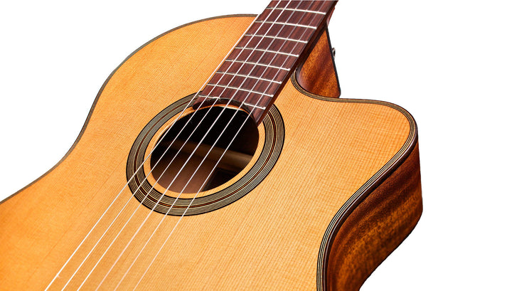 Cordoba Fusion 12 Nylon String Acoustic Electric Guitar - Cedar 4