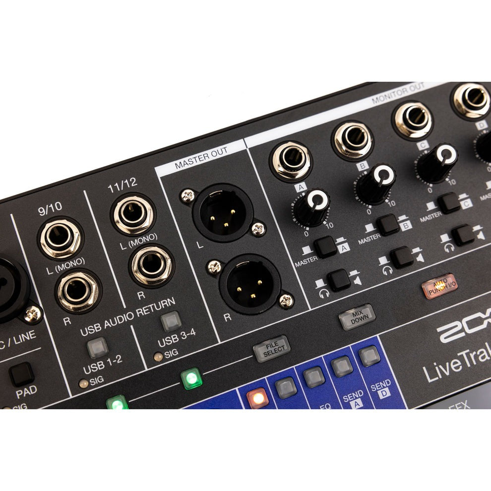 Zoom LiveTrak L12next Digital Mixer/Recorder 3