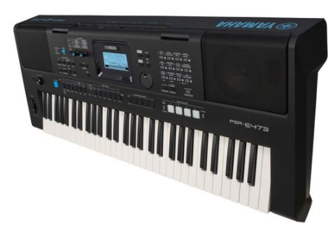 Yamaha PSR-E473 61-Key Portable Keyboard - With Power Supply
