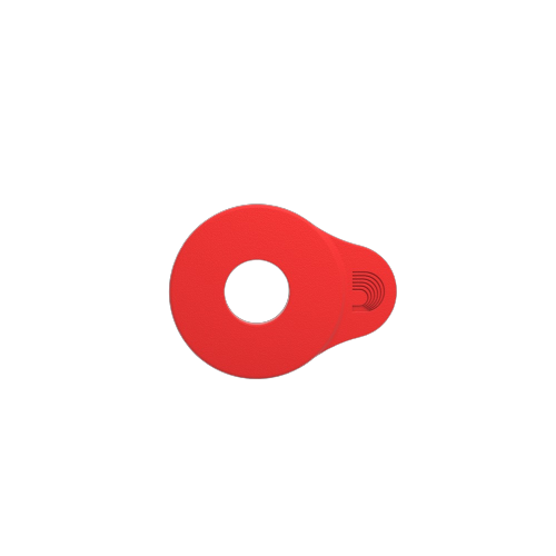 D'Addario Flex Lock Strap Blocks (4-Pack) - Red