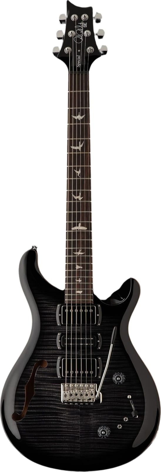 PRS SE Special Semi-Hollow Electric Guitar - Charcoal Burst 3