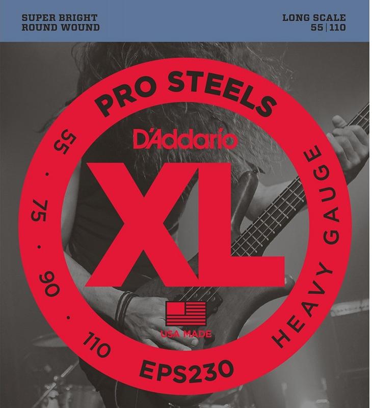 D'Addario EPS230 Pro Steels Bass String Set 55-110
