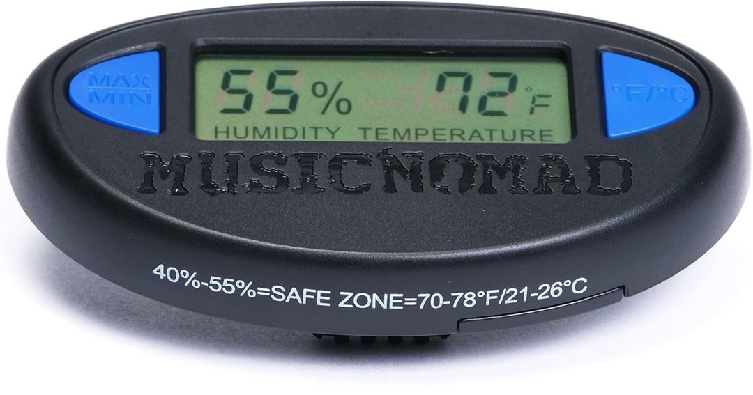 Music Nomad MN312 HONE Guitar Hygrometer Humidity & Temperature Monitor