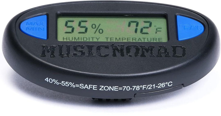 Music Nomad MN312 HONE Guitar Hygrometer Humidity & Temperature Monitor
