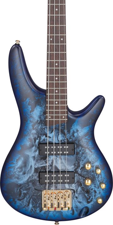 Ibanez SR300EDXCZM Standard Bass Guitar - Cosmic Blue Frozen Matte