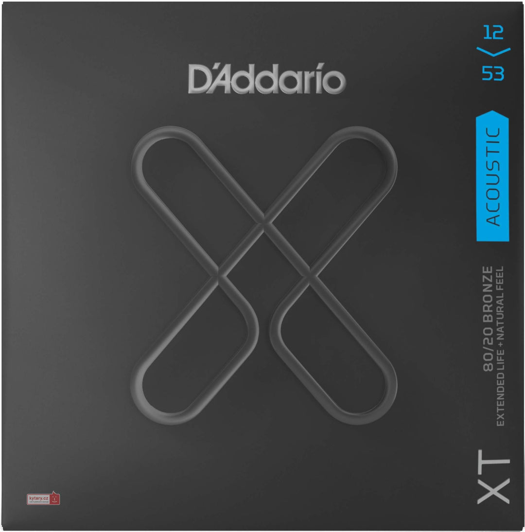 D'Addario XTABR1253 Acoustic 80/20 Regular Light 12-53