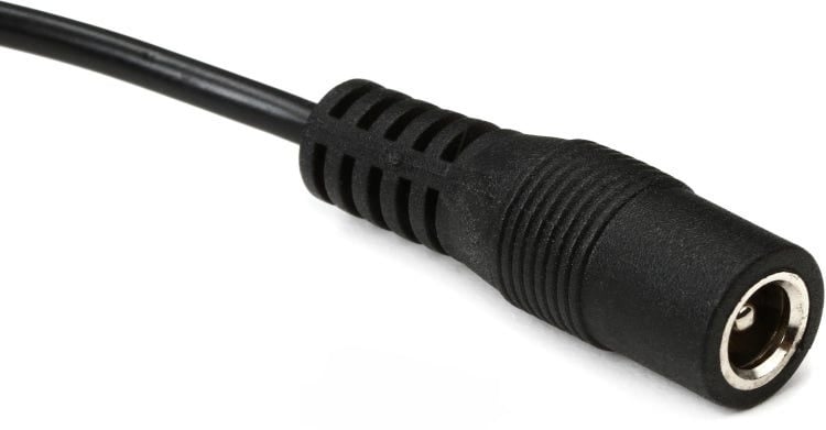 Truetone MC2 Angled to Straight 2-Plug Daisy Chain Power Extension Cable - 24\" 3