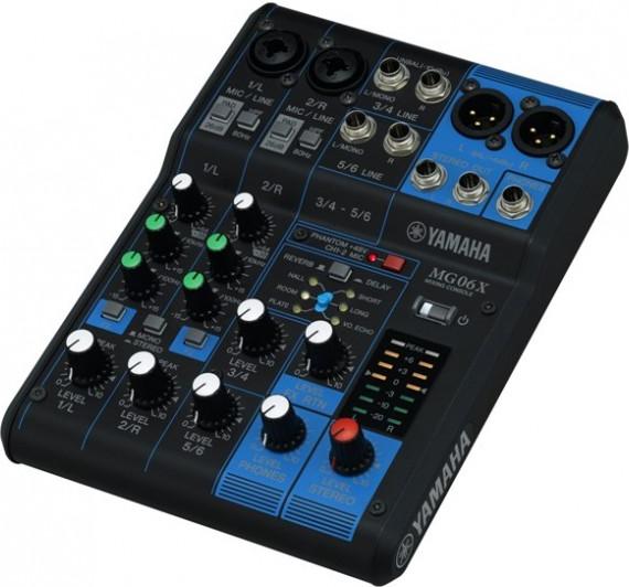 Yamaha MG06X 6 Channel Mixer with On-Board Effects