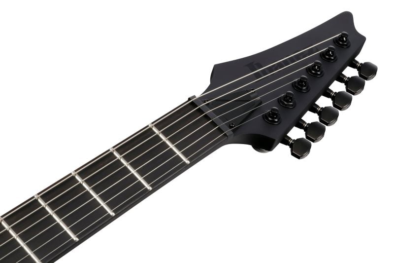 Ibanez S721RB Iron Label Electric Guitar - Black Flat 3
