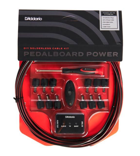 D'Addario PW-PWRKIT-20 DIY Solderless Pedalboard Cable Kit