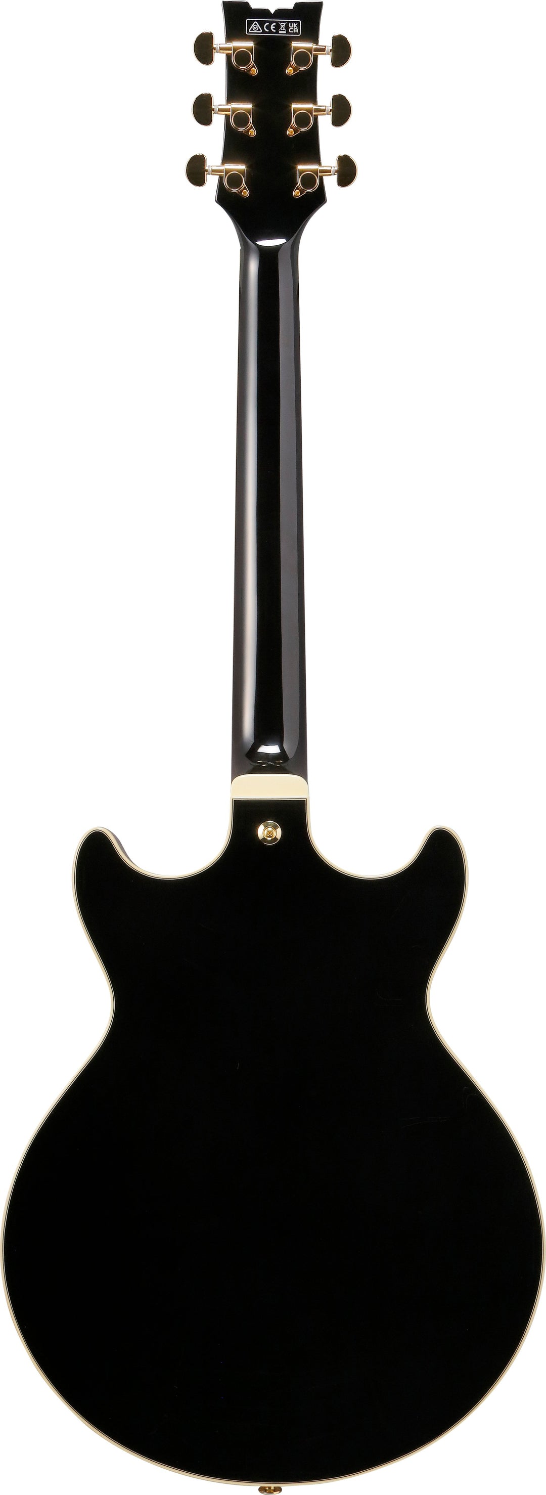 Ibanez AM73GBK Artcore Semi-Hollow Electric Guitar - Black 5