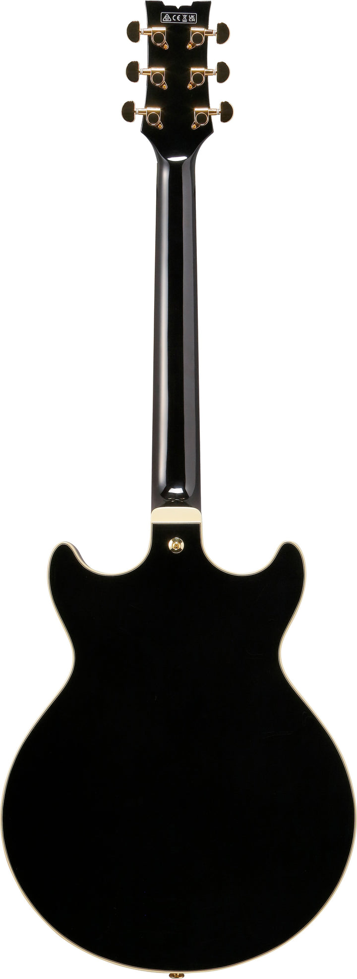 Ibanez AM73GBK Artcore Semi-Hollow Electric Guitar - Black 5