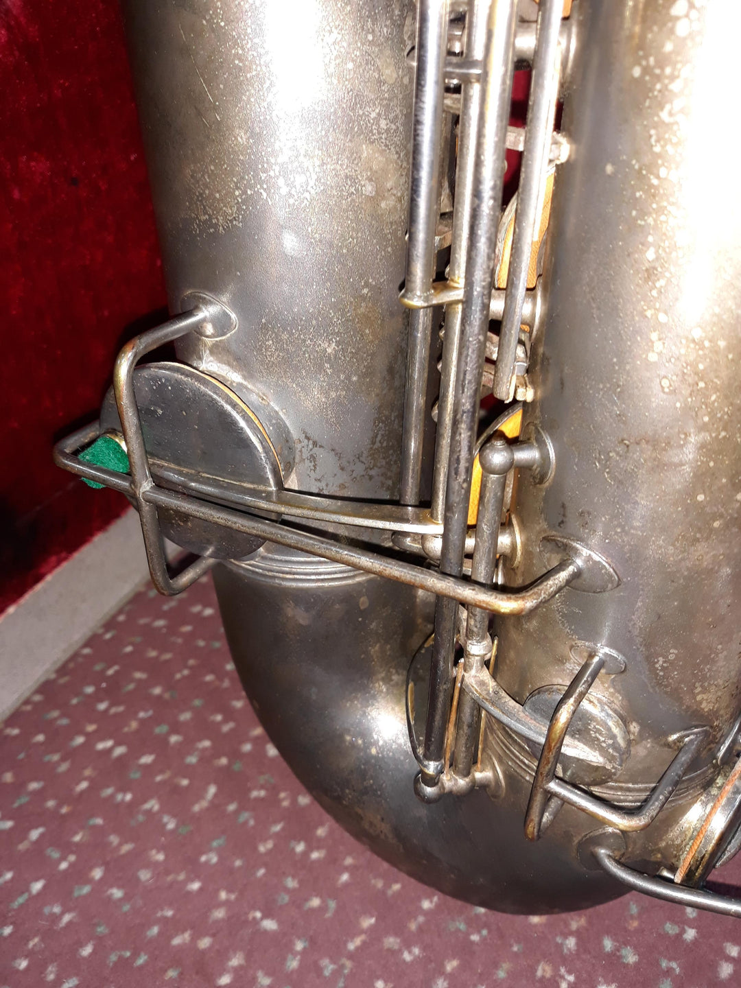 Used Dorn & Kirschner Bb Nickle-Plate Tenor Saxophone - With Original Case