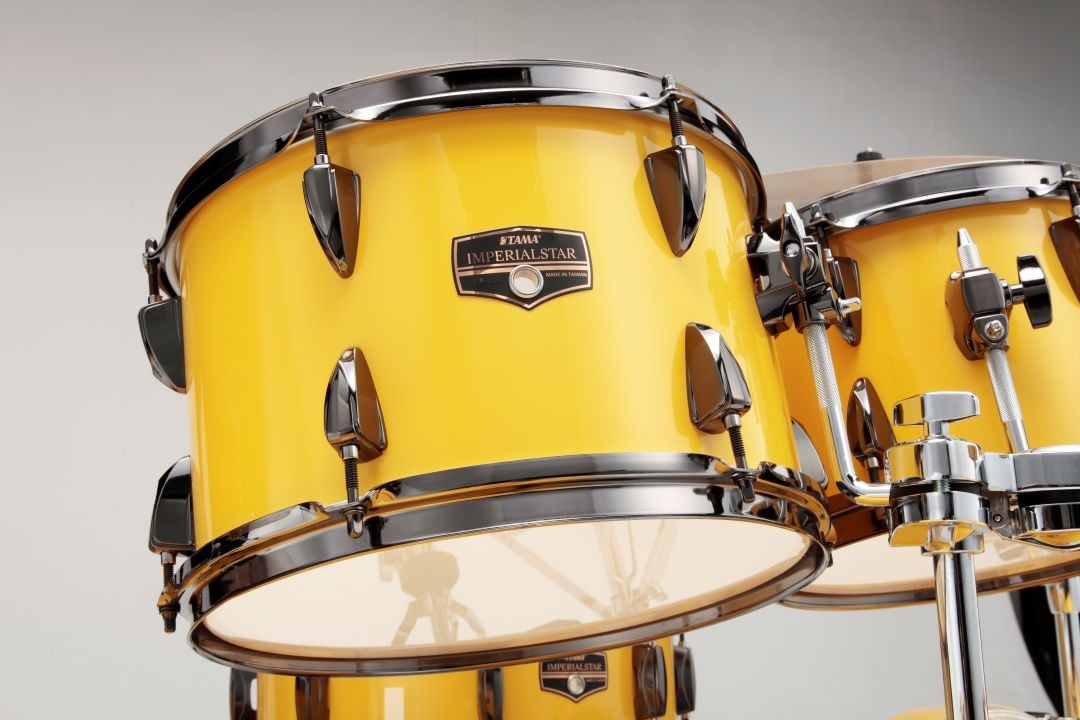 Tama 'Inspired by Lars Ulrich' Imperialstar 7 Piece Drum Kit - Electric Yellow 3