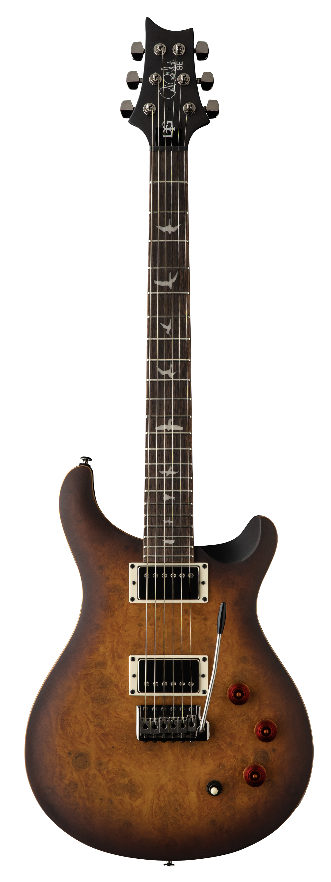 PRS 'David Grissom' SE Laurel Burl Electric Guitar - Tobacco Burst