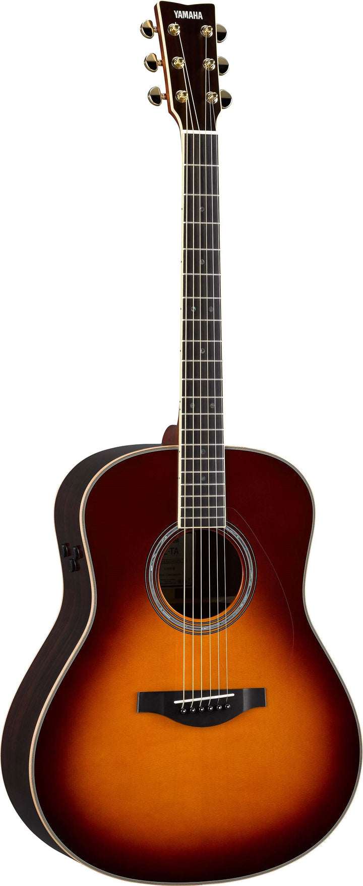 Yamaha LL-TA TransAcoustic Dreadnought Acoustic Electric Guitar - Brown Sunburst 2