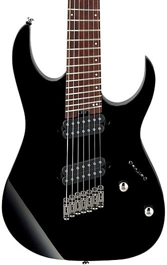Ibanez RGMS7 7-string Electric Guitar - Black