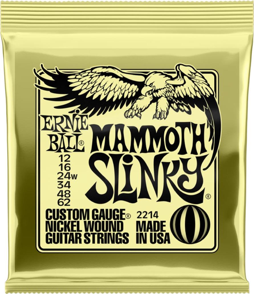 Ernie Ball 2214 Mammoth Slinky NW Electric Set (12-62)